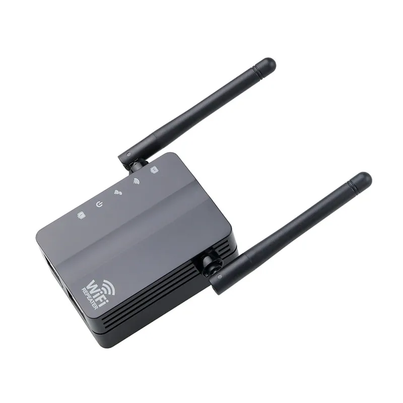 

Mini N300 300Mbps WiFi Repeater Router Access Point WiFi Range Extender with 2 External Antennas Support WPS Protection