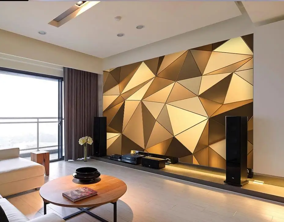 

modern wallpaper for living room modern wallpaper for living room 3d three-dimensional abstract gold wallpapers