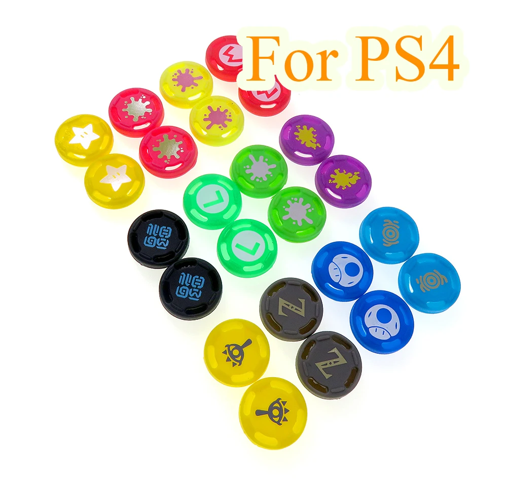 

120pcs/lot 3D Analog Joystick Caps for Nintend Switch Pro Grip Gamepad Silicone Cap for PS4 controller