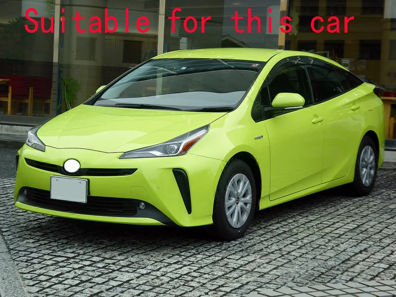 ل Toyata Prius PHV XW50 2016-2020 اكسسوارات السيارات ألياف الكربون نمط الداخلية غطاء مقبض الباب قبض السلطانية