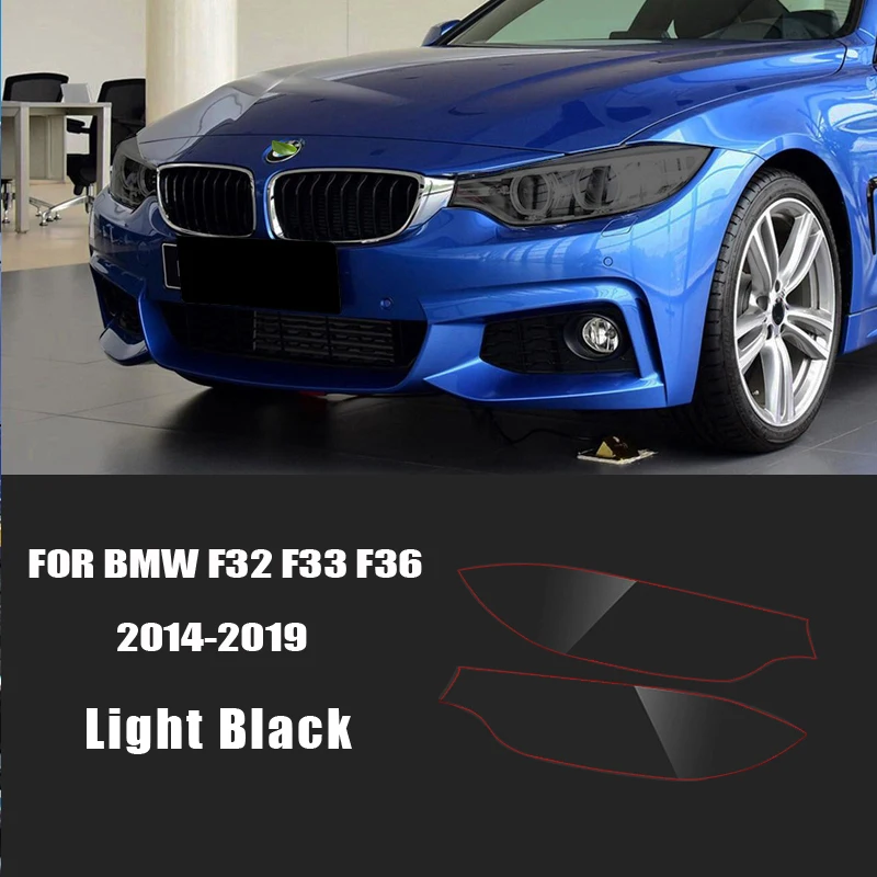 

TPU Car Headlight Protective Film Headlamp Restoration Transparent Black Sticker For BMW F32 F33 F36 4 Series Accessories