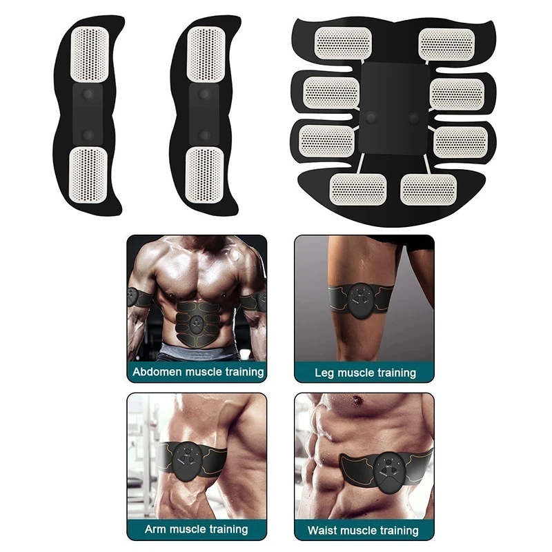 EMS Muscle Stimulation USB Charge Hip Trainer Buttock Lifting Abdominal Abs Trainer Body Slimming Home Fitness Dropshipping