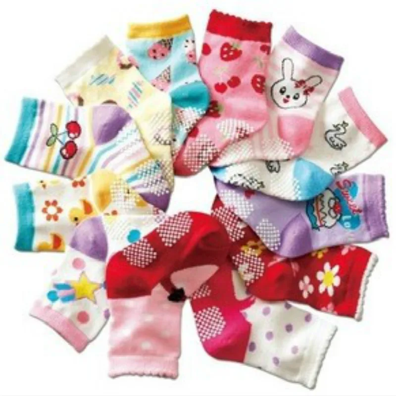 Baby socks fashion comfortable cute animal rabbit girl socks non-slip baby socks 10 pairs/more 10-12cm mixed order