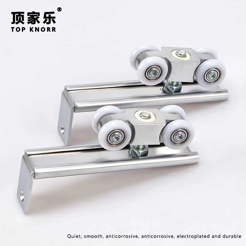 High-grade zinc alloy, metal sliding door pulley, hanging roller, hanging track wheel, high load, sliding door track