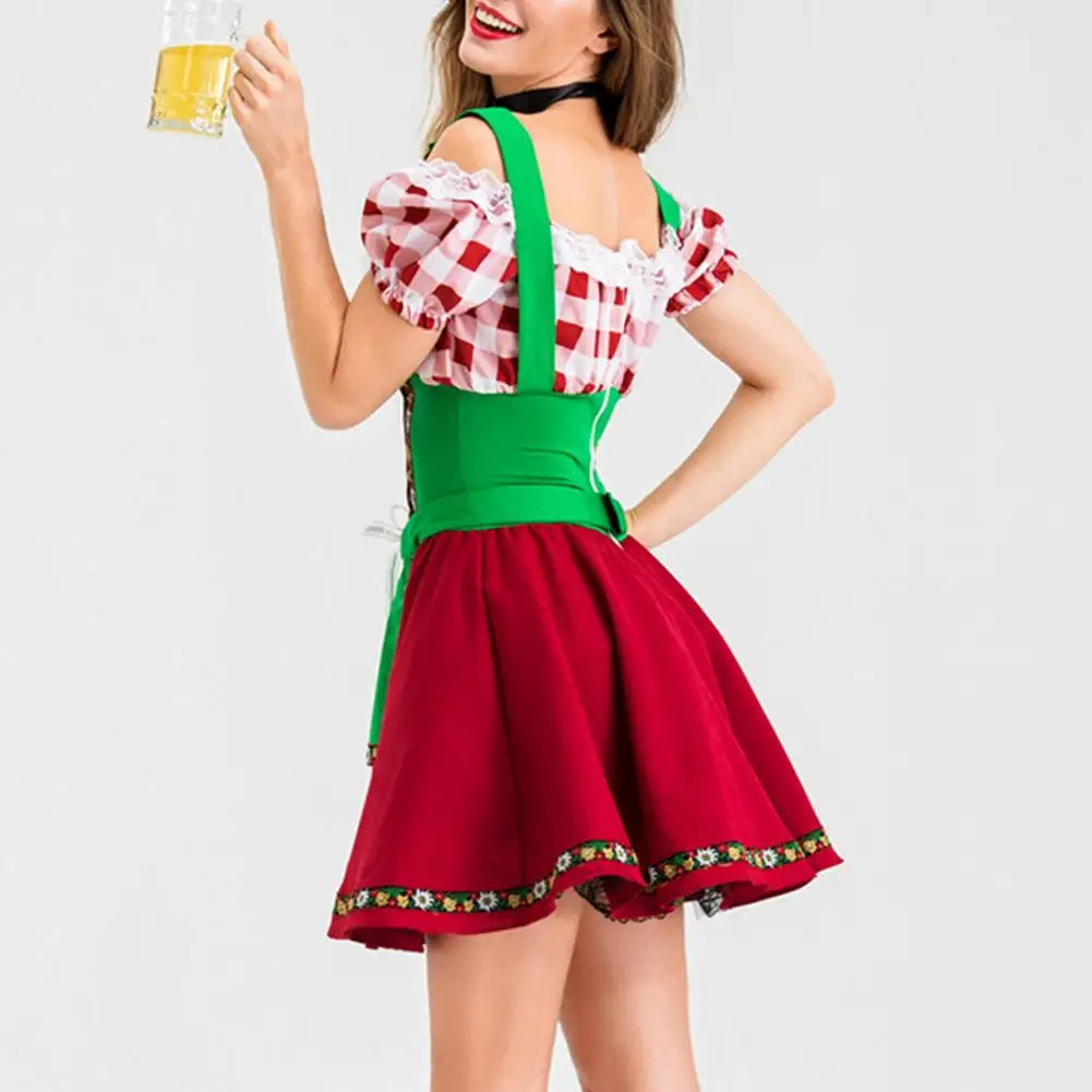 Robe de cosplay sexy pour dames, costume de femme de chambre, robe de soirée, bière bavaroise, Dirndl, Oktoberfest, fille, nouveau