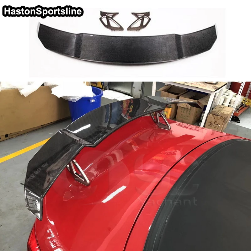 

Q50 Q60 G25 G35 G37 V Style Real Carbon Fiber Rear Trunk Lip Spoiler Wing for Infiniti Car Accessories