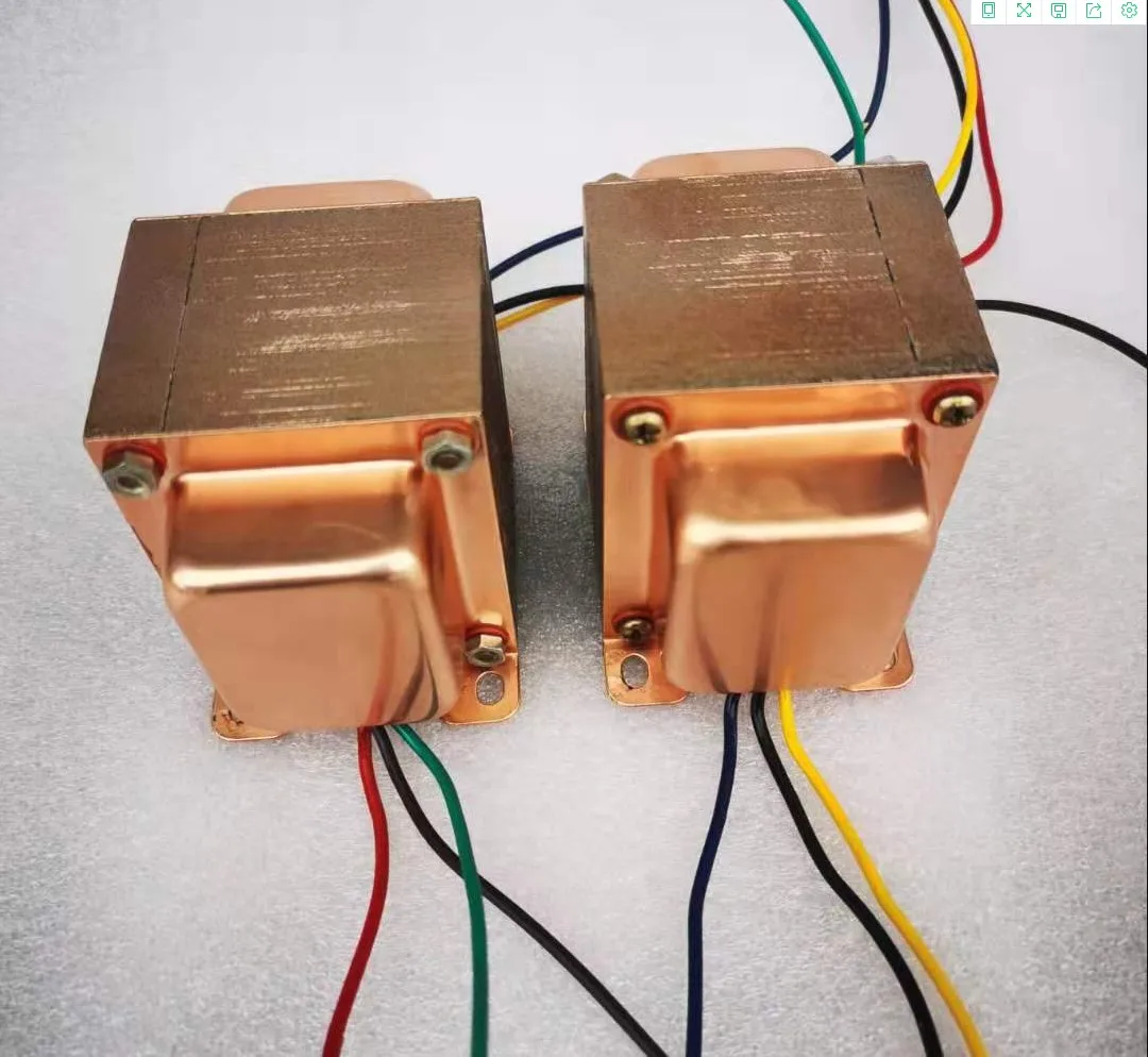 2pcs 10w 3.5k output 0-4-8 Ohm  6P6P EL34 FU50 FU7 Single-ended tube amplifier audio transformers