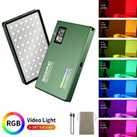 soonpho P10 8W 2500K-8500K CRI 95+ RGB LED Video Light 4000mAh Built-in battery Full Color Photoraphy Video Light Kit Dimmable
