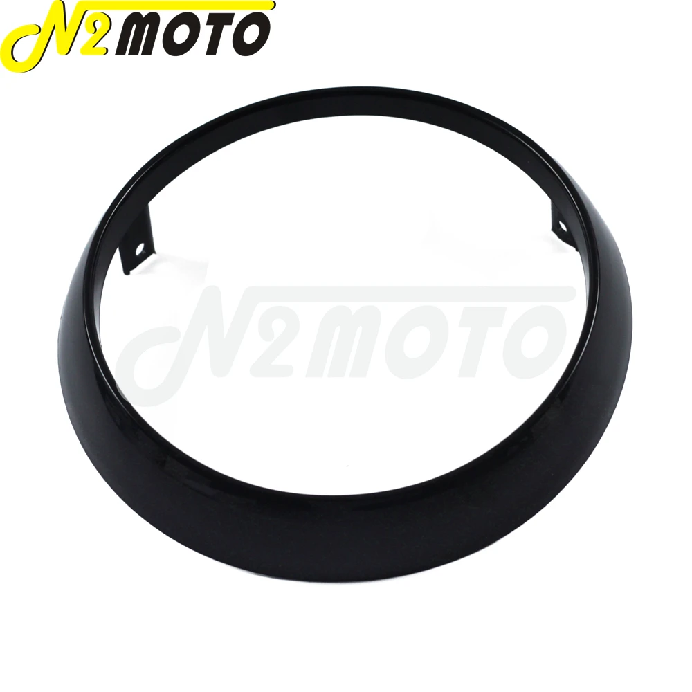 ABS Plastic Motorcycle Headlight Cover Front Light Frame Round Headlamp Guard For Scooter Primavera 125cc 150cc 2takt 4T 2V 4V