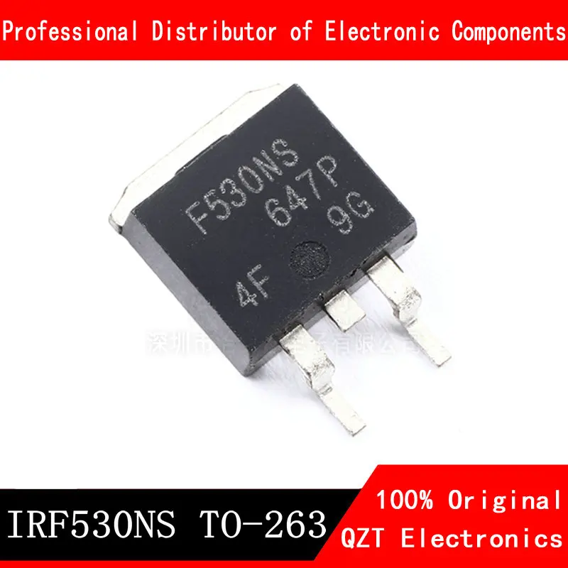 10 unids/lote IRF530NS TO263 F530NS IRF530S F530S-263 17A 100V nuevo original en Stock