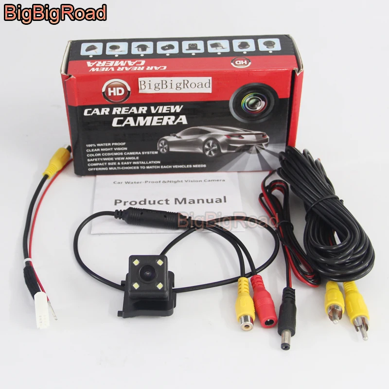 BigBigRoad For Mazda 6 Atenza Mazda6 Sedan 2013 2014 2015 RCA & Original Screen Monitor Compatible Rear View Camera 6V