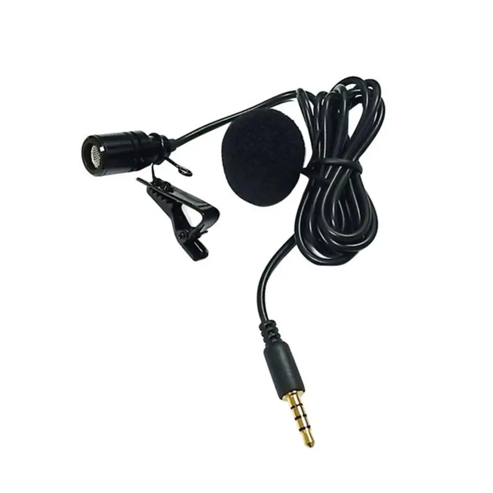 Di Động Clip Ve Áo Lavalier Microphone 3.5Mm Jack Mini Có Dây Mic Condenser Microfono Cho iPhone Điện Thoại Thông Minh Samsung