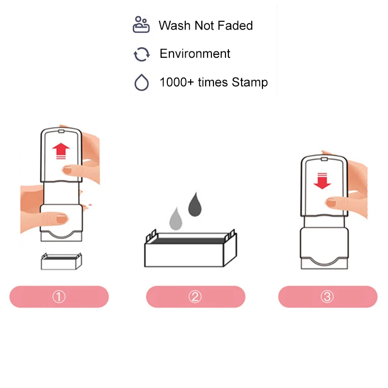 Tampon de nom de bébé sur mesure, jouet de bricolage pour enfants, sceau de nom d'étudiant, chapitre de vêtements, ne se décolore pas, sécurité, autocollant