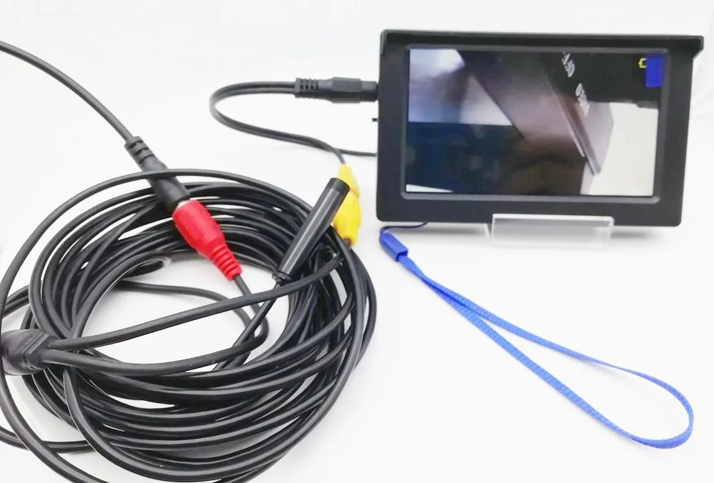 

5.5mm/9mm AV Endoscope Camera 4.3 Inch Screen Build-in Battery Portable Handheld Endoscope Microscope