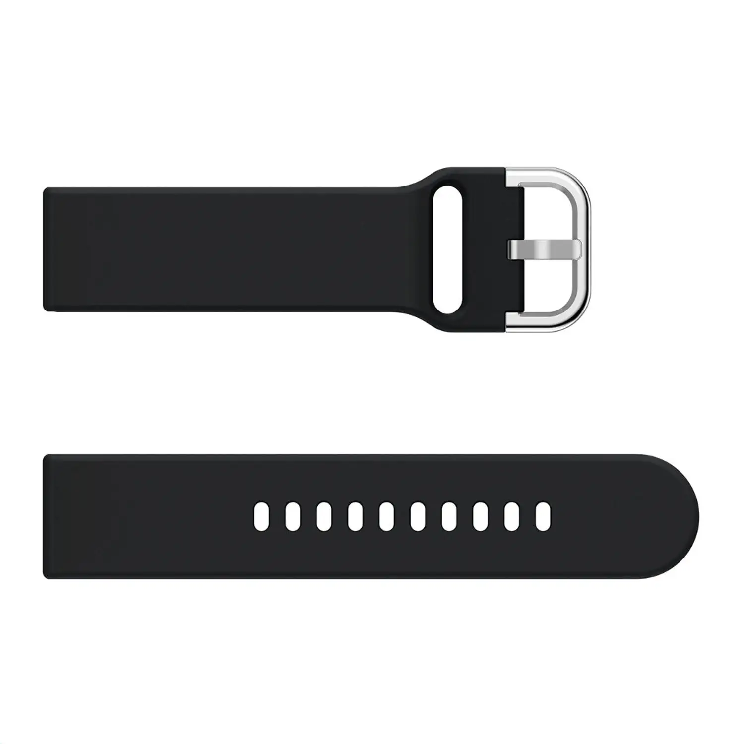 New 20mm Silicone Watchband For Samsung Galaxy Watch 4 44MM 40MM / Galaxy 4 Classic 46mm 42MM band Strap Wristband Bracelet belt