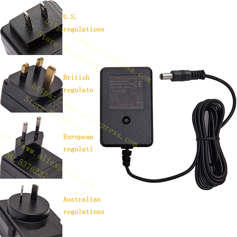 

6V / 12V round hole universal remote control toy car charger, U.S.，British， European， Australian regulation battery charger