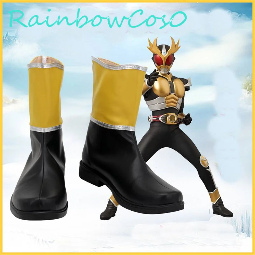 

Вершник в маске Kamen Rider PROJECT G4 Agit Обувь для косплея Сапоги Игра Аниме Хэллоуин RainbowCos0 W1478