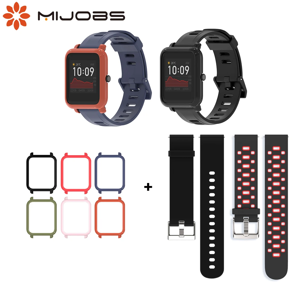 สำหรับ Amazfit Bip S Lite สร้อยข้อมือ20มม.นาฬิกาสายรัดข้อมือสำหรับ Xiaomi Huami Amazfit GTS สำหรับ amazfit Bip 1S