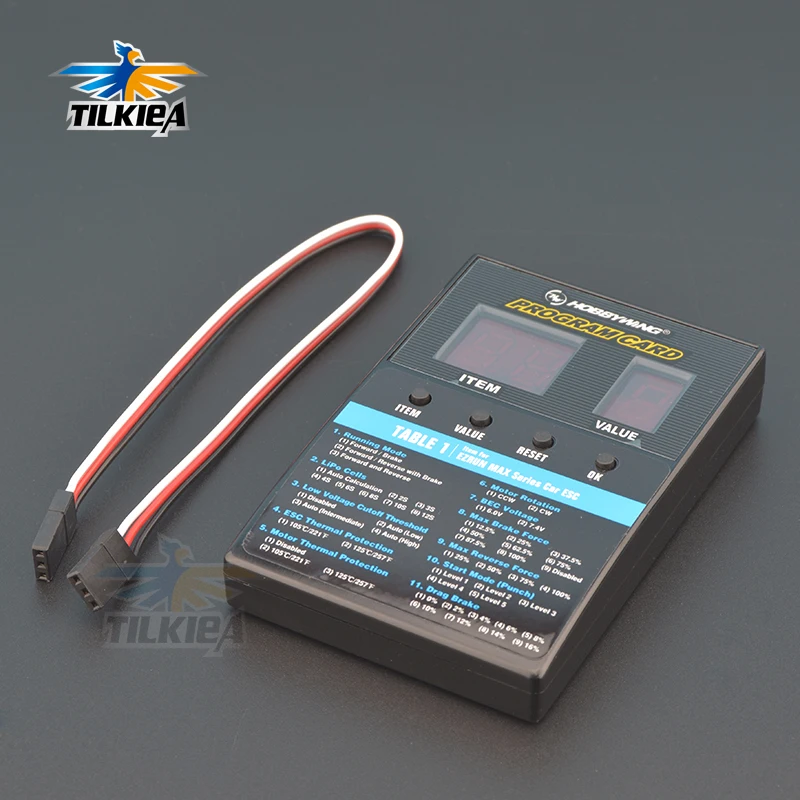 RC Hobbywing LED Program Box Programming card For Seaking Series / Xerun Series / Platinum V1/V2 Series etc Brushless ESCs