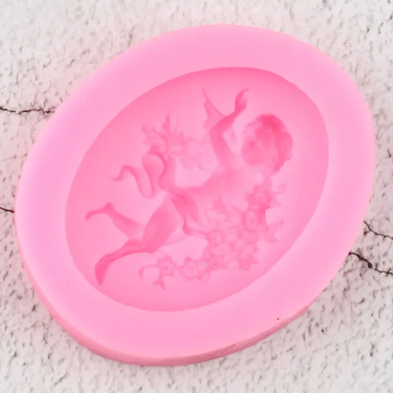 Dancer Angel Silicone Molds Soap Resin Clay Mold DIY Baby Party Fondant Cake Decorating Tools Candy Chocolate Gumpaste Moulds