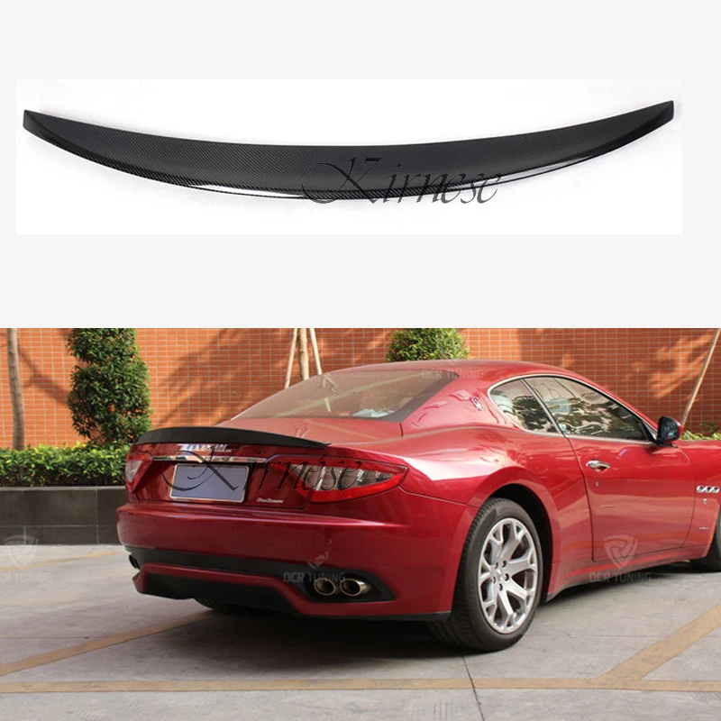 

GTS GT MC Style Carbon Fiber Rear Trunk Spoiler Wing for Maserati GTS 2013-2015 GT 2006-2011 Auto Racing Car Styling Lip