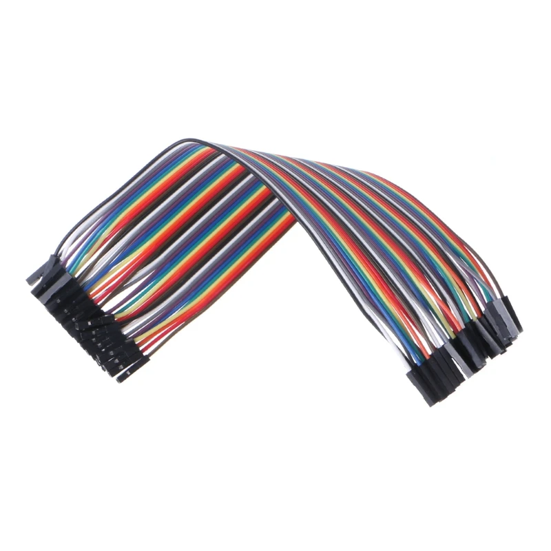 40Pcs Cables M-F/M-M/F-F Jumper Breadboard Wire Colorful GPIO Ribbon for DIY Kit