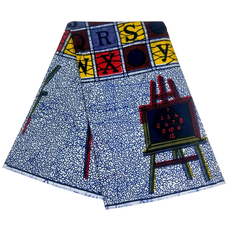 

2021 African Fabrics Print Fabric 6 Yards Latest Veritable Wax Guaranteed Cotton cloth