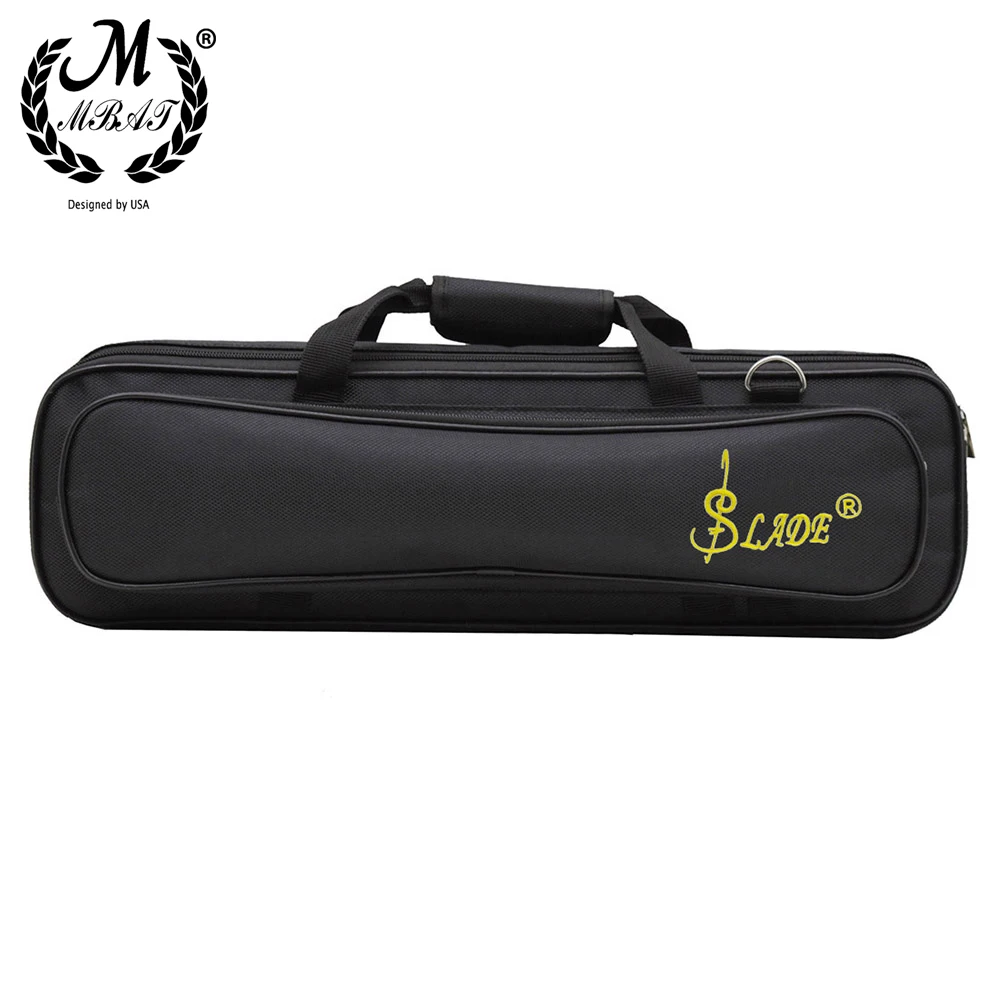 M MBAT Flöte Gig Bag Wasserdichte Oxford Tuch Fall Box Flöte Portable Storage Tasche Bläser Musical Instrument Teile Zubehör