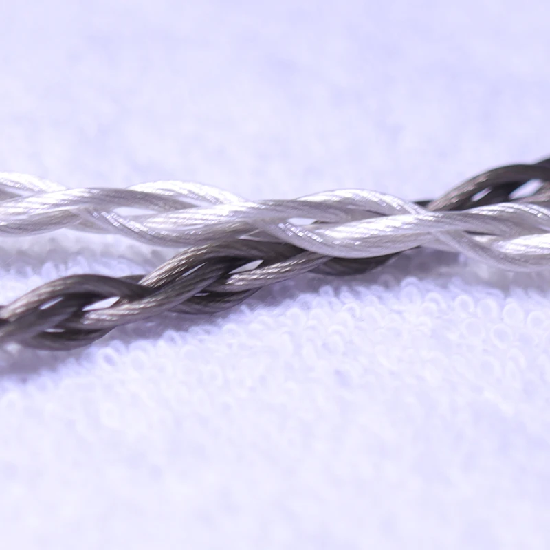 Litz TPE silver-plated 6n single crystal copper OD:1.2mm 133core 23awg