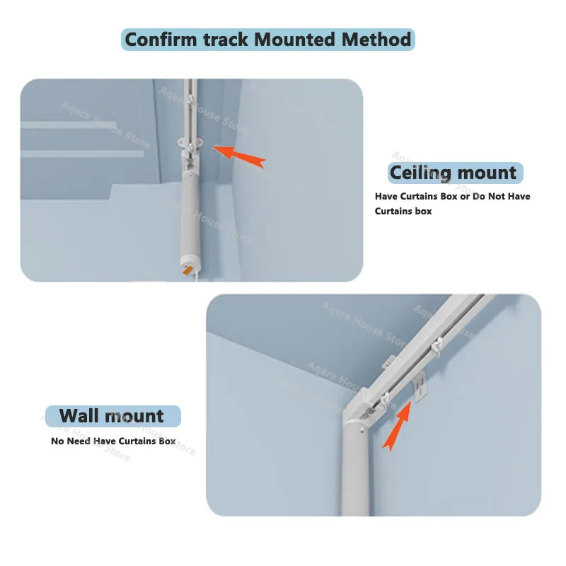 Rieles de cortina inteligentes, sistema de Control automático de cortinas con Motor Zigbee, cornisa eléctrica para Aqara B1 A1, Tuya, Wifi