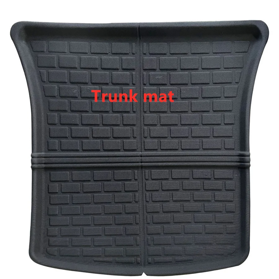 XPE All-weather 3D Cargo Liner posteriore tronco Mat anteriore Frunk Storage Box Mat antiscivolo facile da pulire fodere per Tesla Model Y