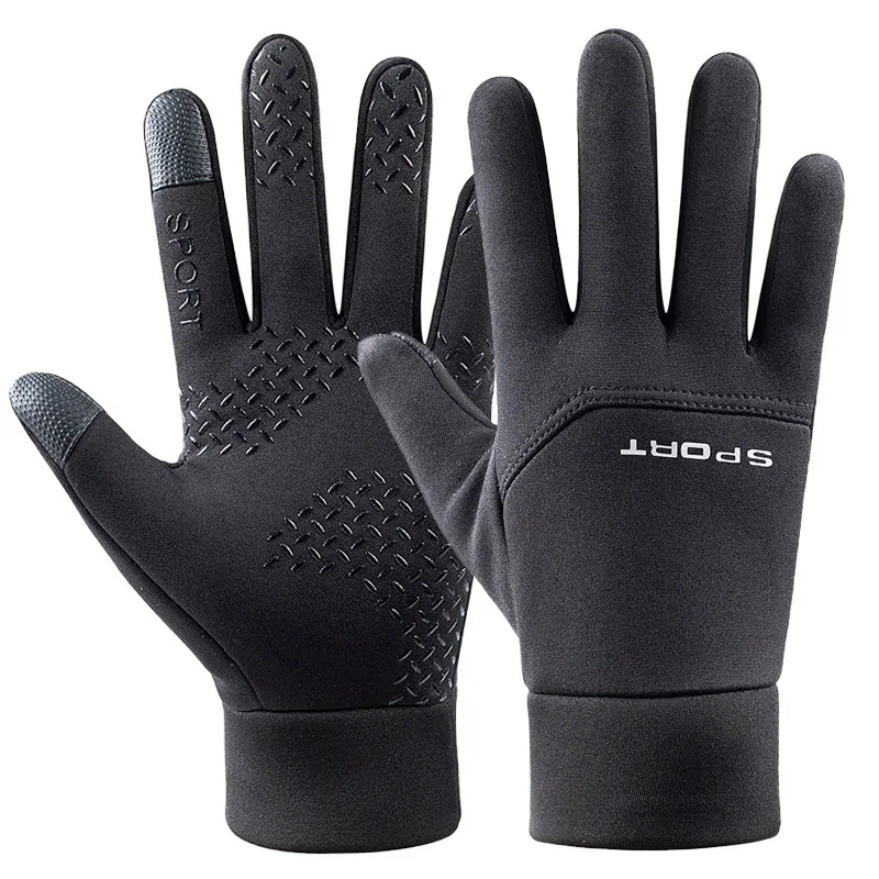 Guantes impermeables de terciopelo para hombre y mujer, manoplas reflectantes antideslizantes para deportes de esquí y ciclismo, resistentes al viento, gran oferta, invierno, 2021