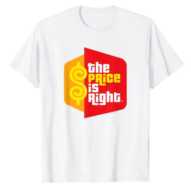 Price Is Right Logo Graphic T-Shirt Men Clothing Investor Transactions Tee Tops