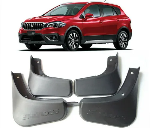Imagen 1 del producto 4x guardabarros delanteros y traseros para coche guardabarros protectores contra salpicaduras para Suzuki SX4 s-cross 2014 2015 2016 2017 2018 2019 accesorios para coche
