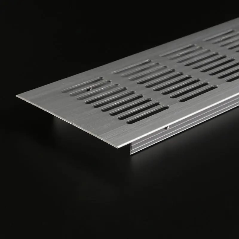 150-500mm Perforated Sheet Air Vent Ventilation Grille Cover Perforated Sheet Web Plate Aluminium Air Vent Louvred Grill