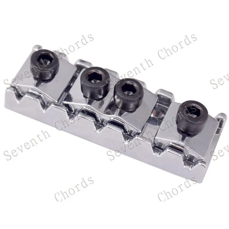 Ein Satz 7-saitiger E-Gitarren-Sicherungsmutter für Tremolo-Brücke, Doppelverriegelungssystem, Länge 48 mm, Gitarrenzubehörteile – Detail 3