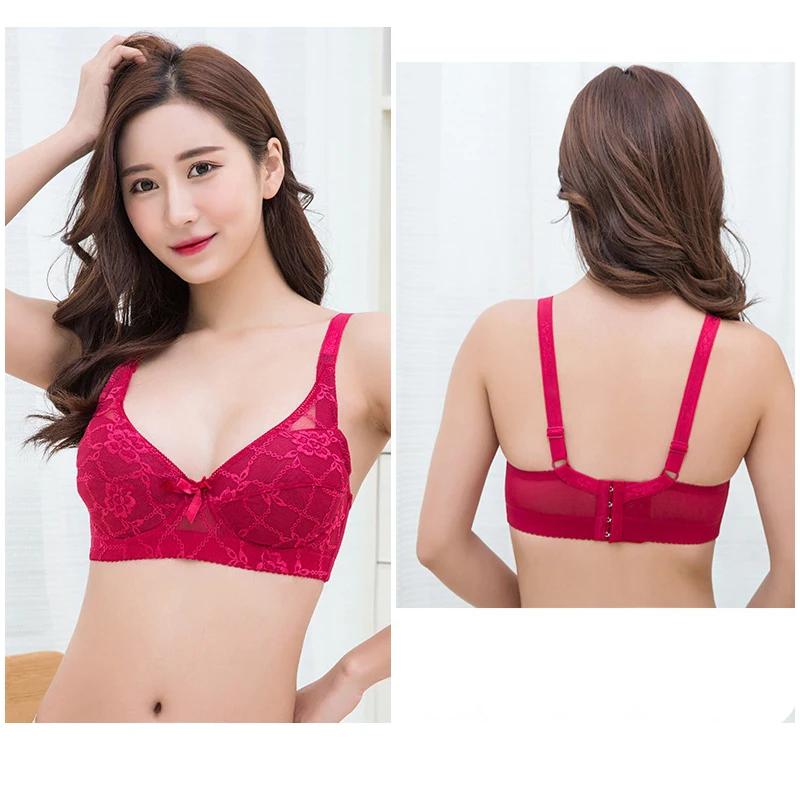 Hot lace bra women bras thin cotton lingerie underwear comfortable bralette great bust 48 105 100 95 90 85 80 75 B C D cup C3306