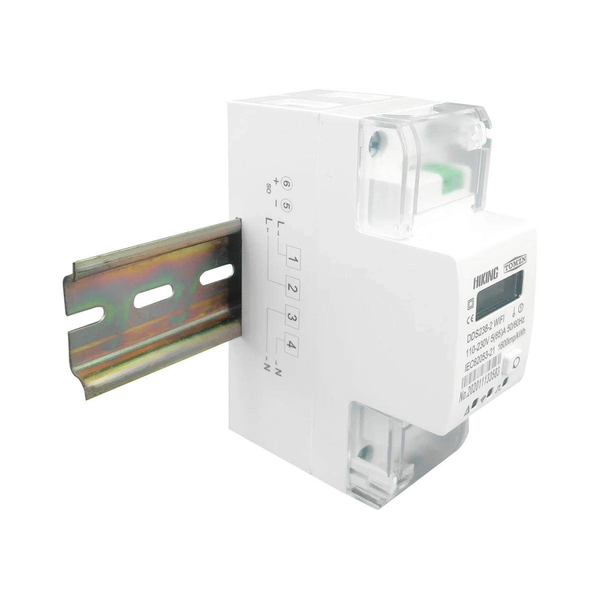 Tuya Single Phase Din Rail WIFI Smart Circuit breakers with energy meter Kwh timer 110V 220V 50/60Hz