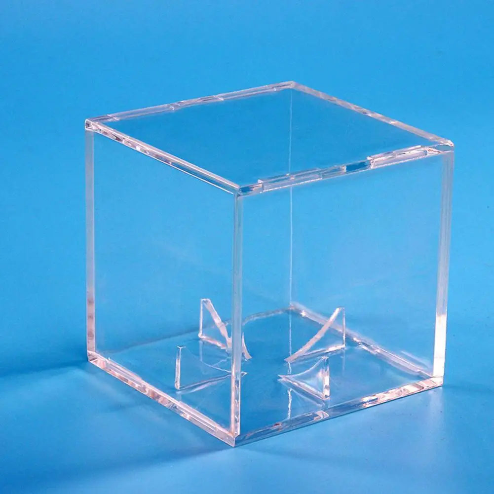 Long-lasting Display Case Lightweight Ball Case Fine Workmanship Multi-purpose Cube Baseball Display Holder