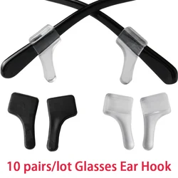 10Pairs/lot Anti Slip Silicone Glasses Ear Hooks For Kids And Adults Eyeglasses Sports Temple Tips Soft Ear Hook