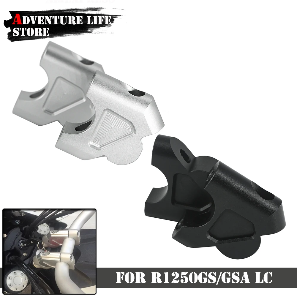 

For BMW R1200GS LC ADV R1250GS Motorcycle CNC Handlebar Riser Up Handle Bar Clamp Extend Adapter R 1200 GS 1250 Adventure