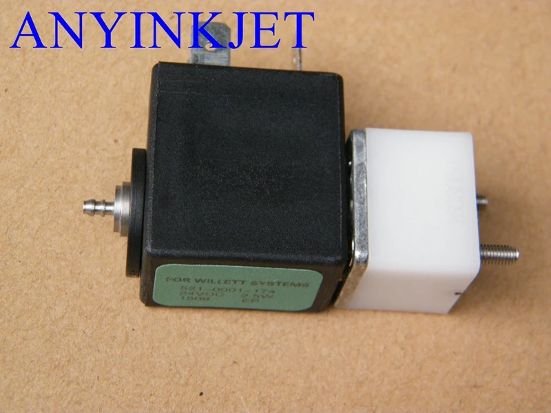 For Willett 43S solenoid valve 3 way 521-0001-174 for Willett 43S 430 460 series inkjet printer