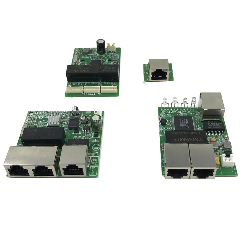 

3-port Gigabit switch module is widely used in LED line 3 port 10/100/1000 m contact port mini switch module PCBA Motherboard