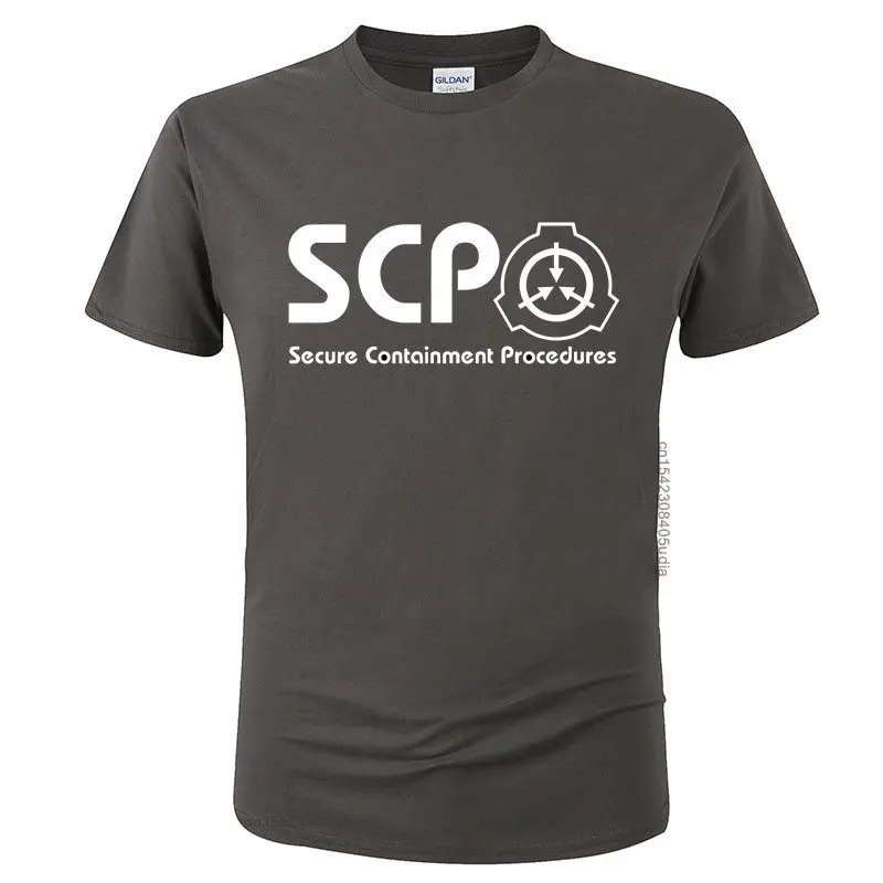 Summer Casual T Shirt Cool Tshirt Scp Foundation T-Shirt Men Women Cotton Short Sleeve Secure Contain Protect Printed Tees