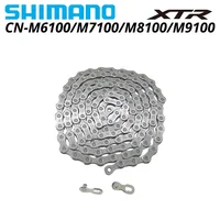 SHIMANO DEORE SLX XT XTR M6100 M7100 M8100 M9100 cadena de 12 velocidades para bicicleta de montaña 12S piezas de corriente MTB con enlace rápido