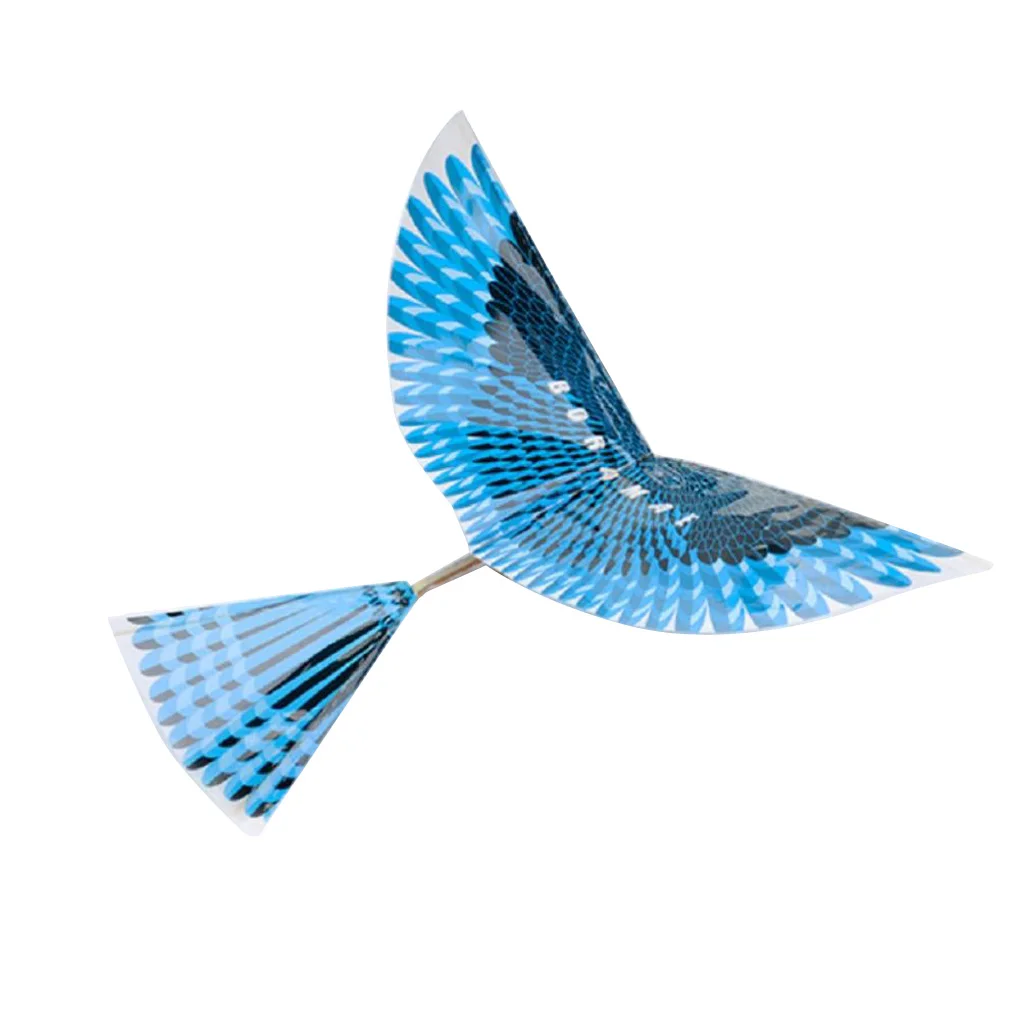 and Elastic Powered Wind Up Ornithopter Bird Model Kite Children's Toys