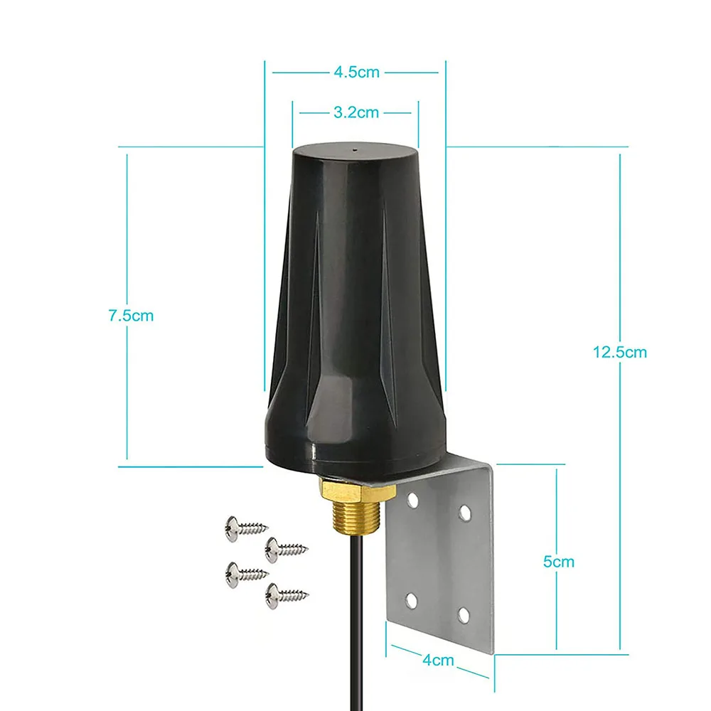 SMA Male/Dual TS9 Connector 5dbi 3G 4G LTE Wall Mount Waterproof Antenna for Netgear Nighthawk M1 MR1100 Mobile Hotspot Router