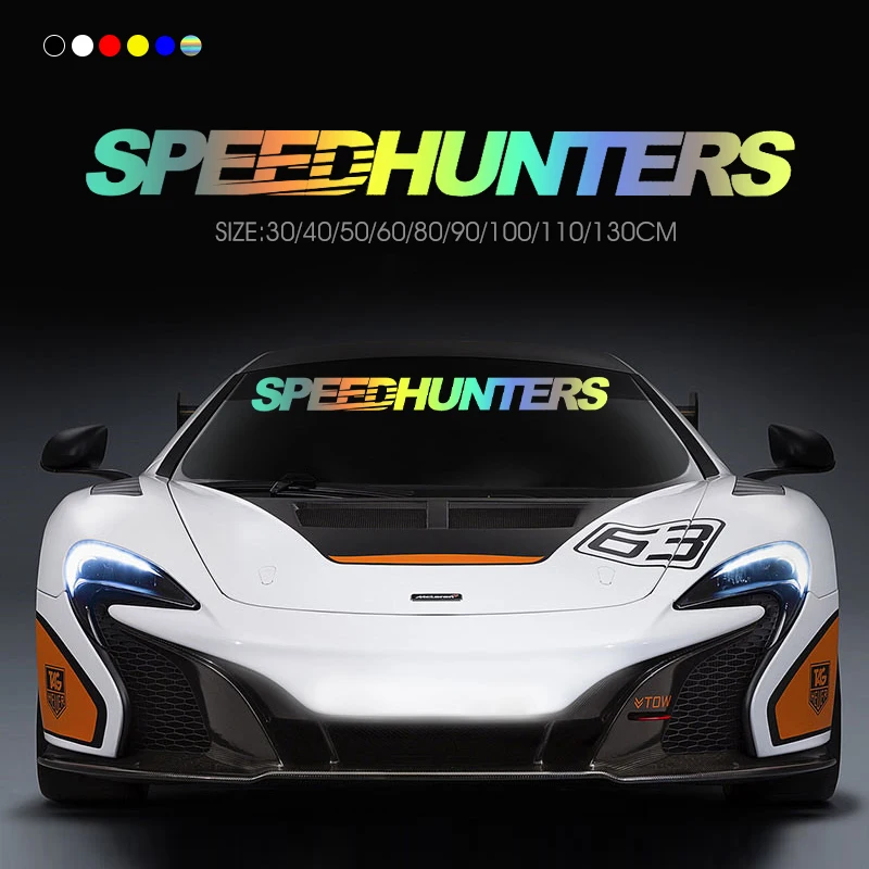 30213# Various Sizes speed hunters car sticker vinyl car decal waterproof stickers on car truck bumper rear window no background