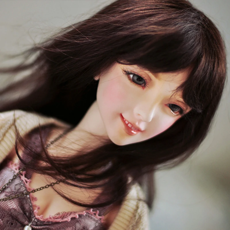 New Smiling Girl 1/3 60cm tall BJD doll SD Smiley resin movable ball joint girl toy Makeup