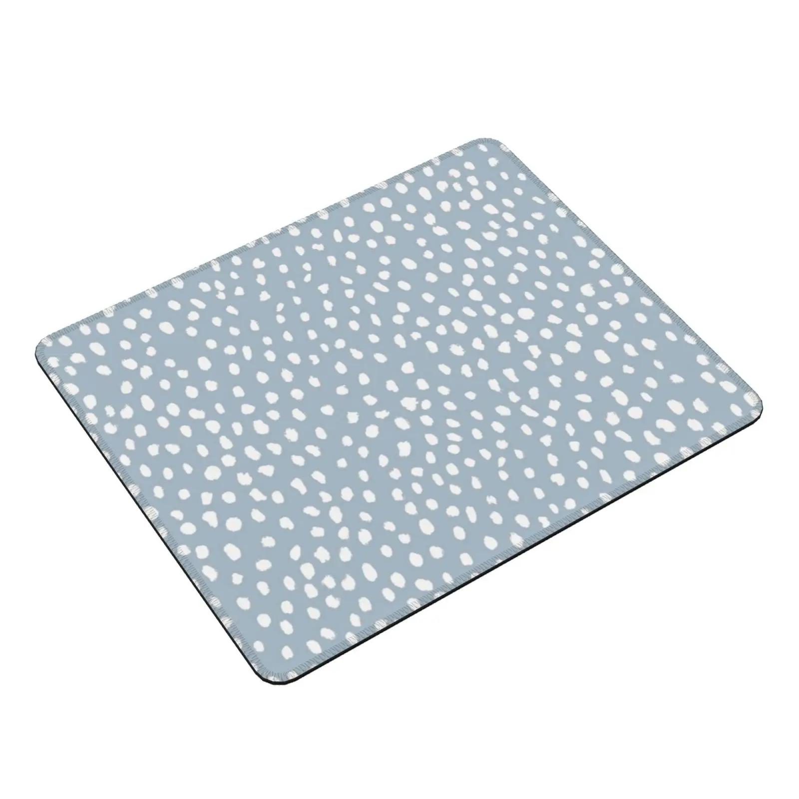 Blue Dalmatian Print Mouse Pad DIY Print Dalmatian Leopard Polka Dots Pattern Cute Pastel Animal Animal